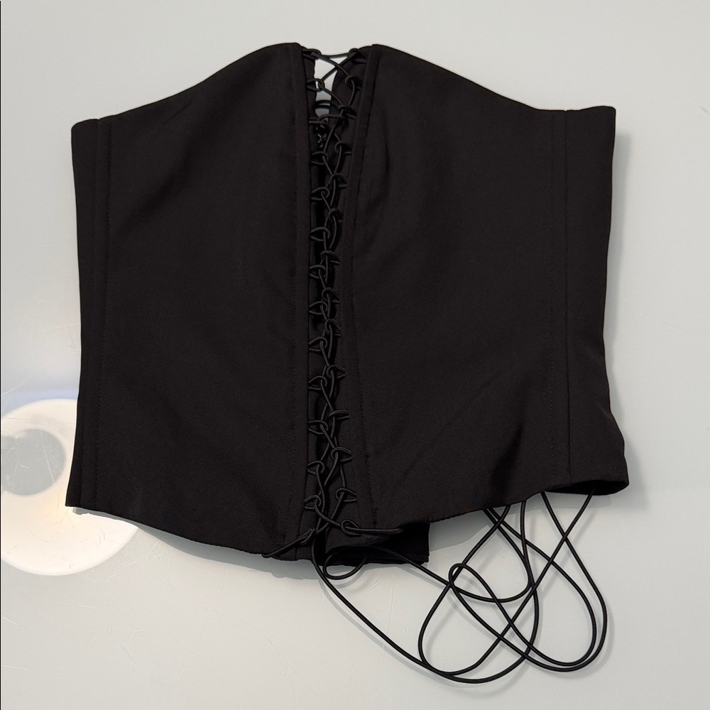 White Fox Corset Top
